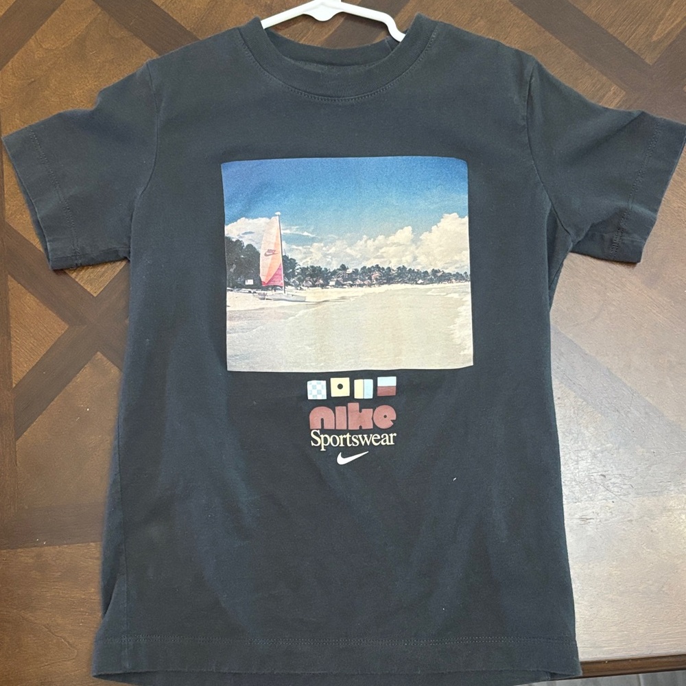 Nike Sportswear Black Beach Graphic Tee